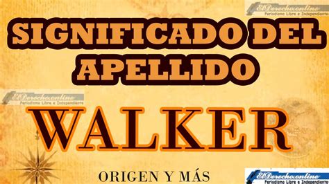 significado de walker